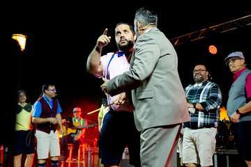  La Murgota de Telde estrena con éxito en Gáldar su espectáculo 'Los chicos del coro'/TA.